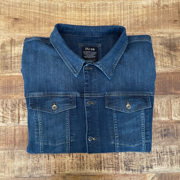 DU/ER Stay Dry Performance Denim Jacket - Picture 1 of 8
